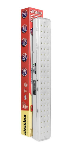 Luz de emergencia Atomlux 2020LITIO-LED con batería recargable 220V blanca