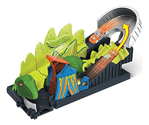 Set De Juego Hot Wheels Dino Coaster Attack Roller