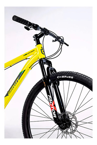 Mountain Bike Gravity R29 M21 Talle S/m/l Amarillo/gris Color Amarillo/gris Talle L Tamaño Del Cuadro L