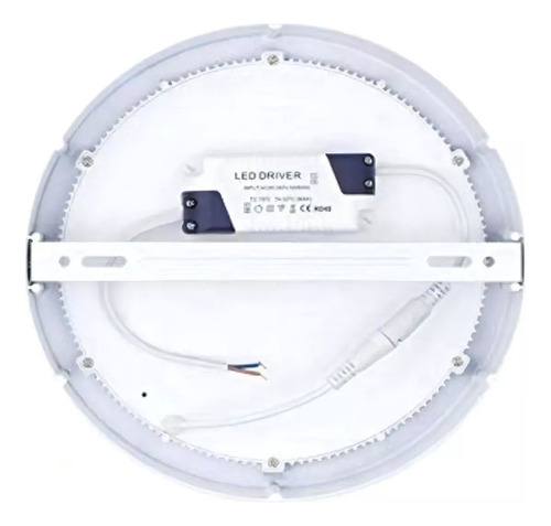 X10 Foco Panel Plafón Led 12w Sobrepuestoredondo Blanco Frio