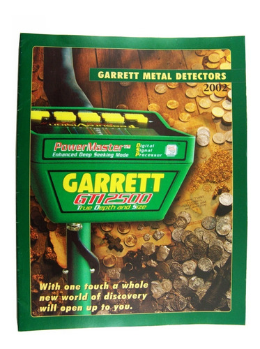 Catálogo Garrett Detector De Metales 2002