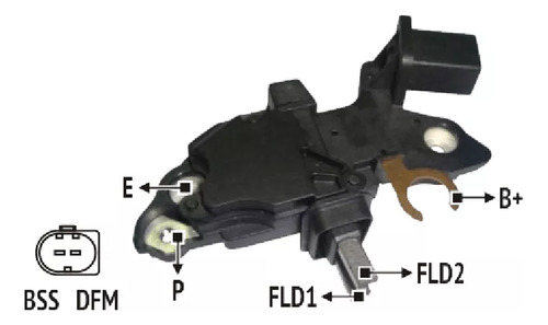 Regulador Alternador Tipo Bosch Mb 2005-2006 12v.