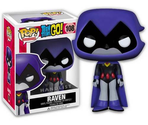 Funko Pop Teen Titans Go! Raven Purple 108