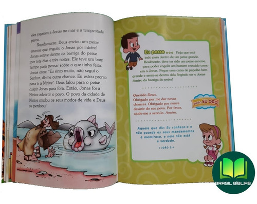 Imagem 6 de 6 de Bíblia Infantil Com 365 Histórias Ilustradas Para Crianças