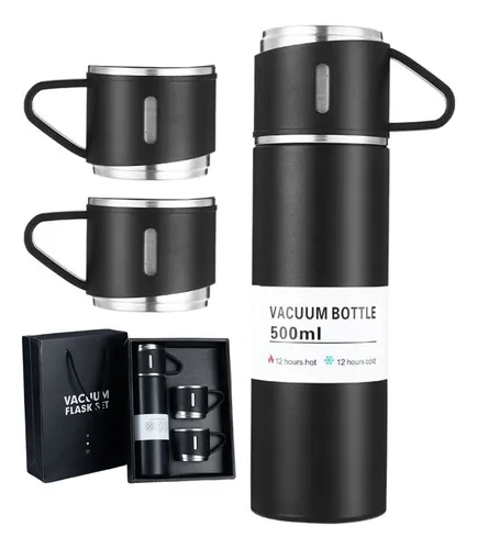 Termos Para Cafe Acero Inoxidable Termo Taza 500ml 3 Tazas | MercadoLibre