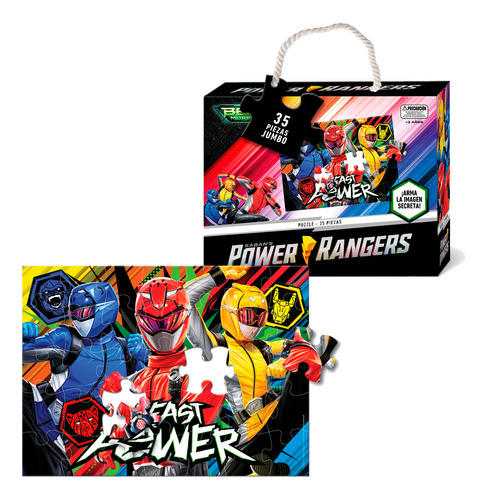 Puzzle Power Rangers 35 Piezas - Hasbro