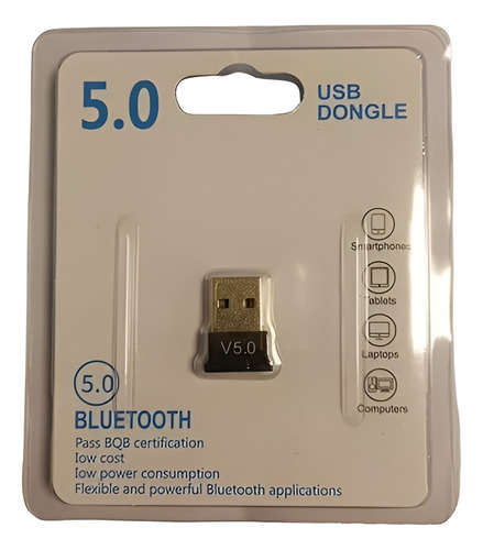 Adaptador Usb Bluetooth 5.0 Para Pc Laptop Notebook