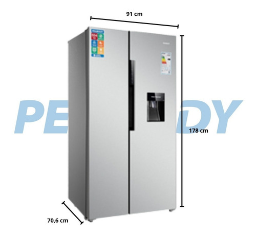 Imagen 8 de 10 de Heladera Side By Side Tecnología Inverter No Frost Clase A+
