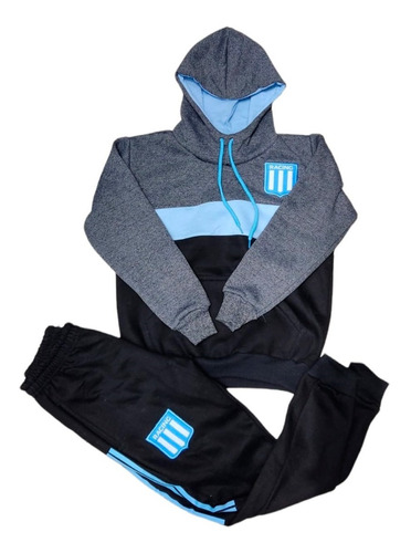 Conjunto Racing Niño Algodón Frisado Buzo+pantalon!!