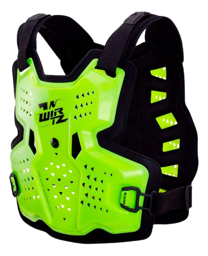 Pechera Motocross Enduro Wirtz Elevate Proteccion Fluor