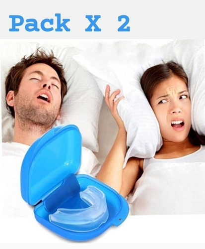 Pack X2 Protector Dental Placa Anti Bruxismo Anti Ronquidos