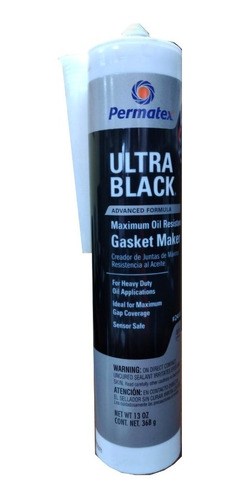 Silicona Alta Temperatura Ultra Black Permatex (369gr) 24105