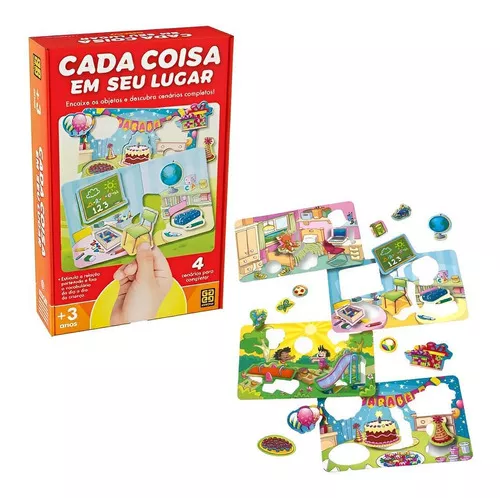 Jogo Educativo - É Lógico - 2 a 4 Jogadores - Grow