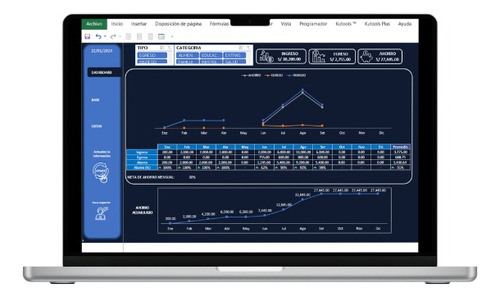 Mi Control De Ingresos Y Egresos - Plantilla En Excel