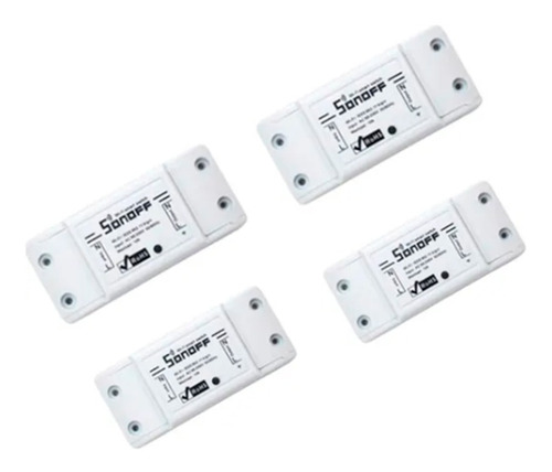 Sonoff On/off Wifi 10am Switch Basic 4 Pack