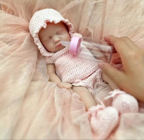 Bebe Reborn Original Silicona Sólida Blandita Girl 31 Cm