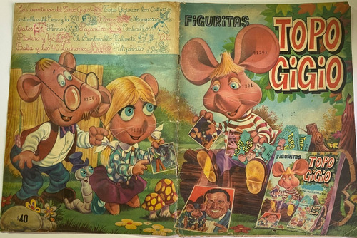 Álbum Topo Gigio, Faltan 3, 1969, Buen Estado, Ca2