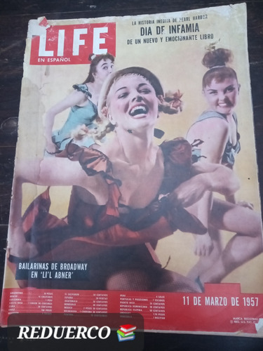 Life En Español 11/3/1957 Pearl Harbor Argelia Bolshoi (Usado)