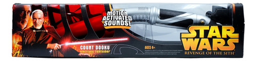 Star Wars Revenge Sith Count Dooku Electronic Lightsaber 