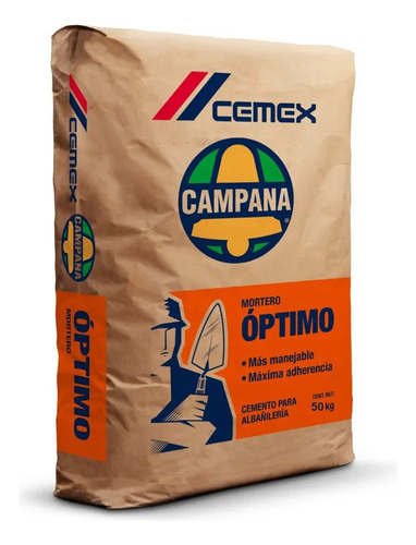 Mortero Campana Cemex Saco 50 Kg