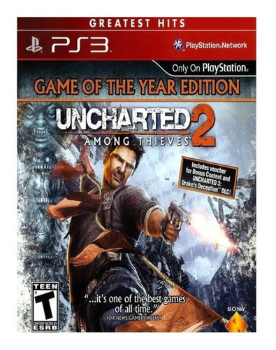 Jogo Uncharted 2 Among Thieves Goty Edition Ps3 Hits