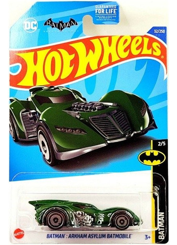 Hotwheels Carro Batman Arkham Asylum Batmobile + Obsequio 