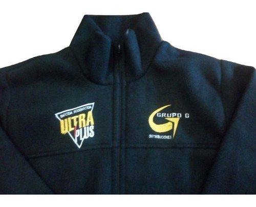 Campera Polar  Publicidad  Con  2 Bordados Frente 