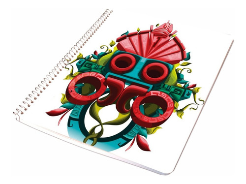 Cuaderno Profesional  Personalizado Diseño Mexicano 5