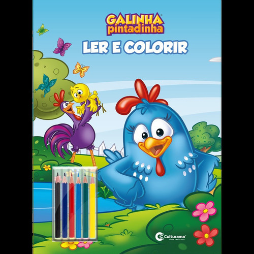 Galinha Pintadinha: Ler E Colorir, De Culturama. Série 1, Vol. 1. Editora Sabrina Didoné, Capa Mole, Edição 1 Em Português, 2021