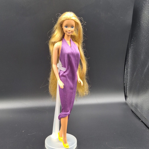 Barbie Antiga Mattel 80 90 Superstar Tropical Roxo