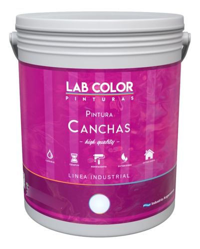 Pintura Para Canchas Deportivas X 4l