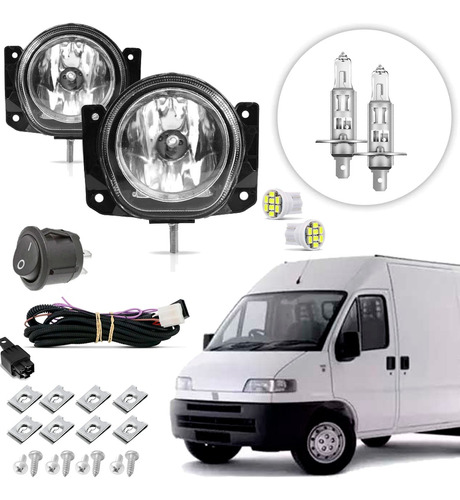 Par Farol Milha Fiat Ducato 2004/2018 Modelo Original