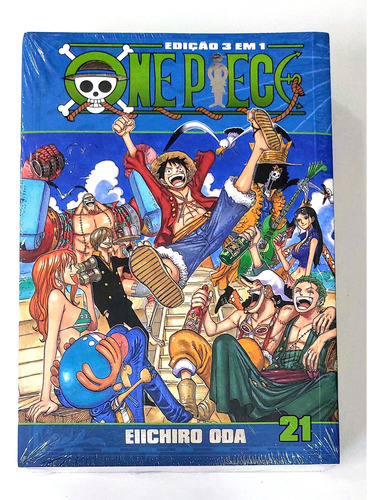 One Piece 21 - Edição 3 Em 1! Mangá Panini! Novo E Lacrado!