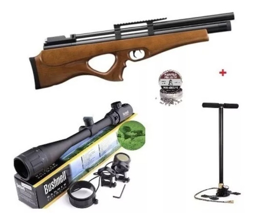 Rifle Pcp P-15 + Bombim + Mira + Poston / Caza Geoutdoor 