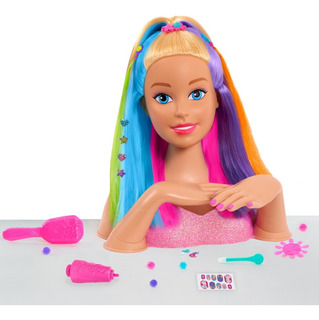 Barbie Peinados y Accesorios Arcoíris  Amazoncommx Belleza