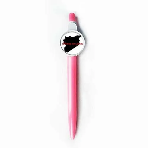 Pluma Rollerball Azul Retráctil Para Escribir - Estacionario