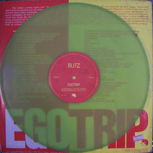 Lp Vinil (nm) Ed. Ltd. Promo. Yel (vg+) Blitz Egotrip Raro