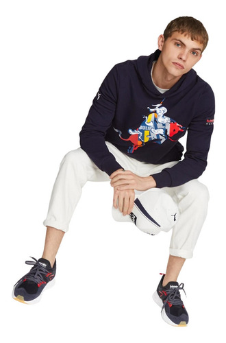 Sudadera Con Capucha Puma Red Bull Dynamic Bull Para Hombre