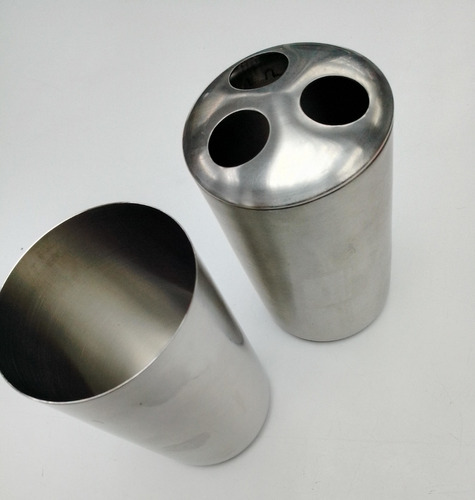 Vasos De Aluminio Porta Cepillos 