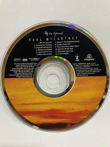 Cd Paul Mc Cartney Off The Ground