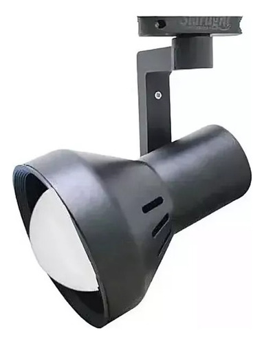 2 Riel Monofásico + 8 Focos Negro E27 15w Luz Cálida