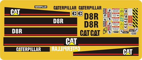 Calcomanías Para D8r Series 1 Caterpillar