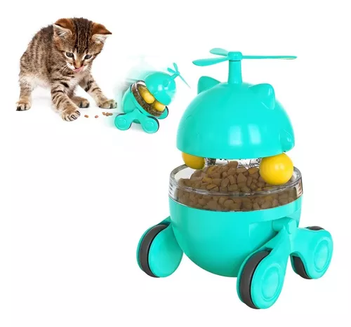 Juguete Interactivo Para Gatos Dispenser De Comida Pelotas