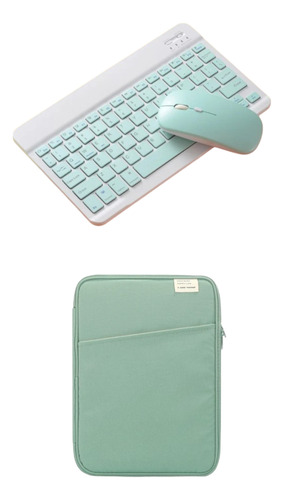 Kit Teclado+mouse Inalambrico Y Funda Tablet O Notebook 11 