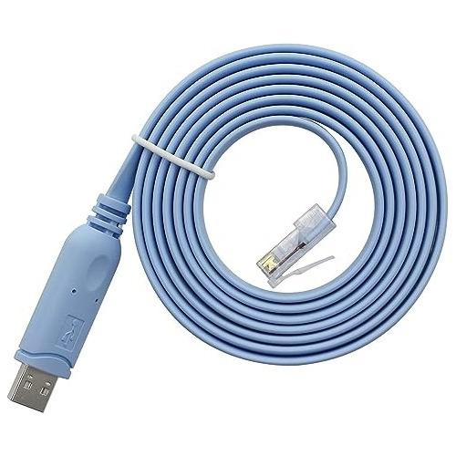 Cable Para Cisco 1.8m Usb A Rj45 Azul - Para