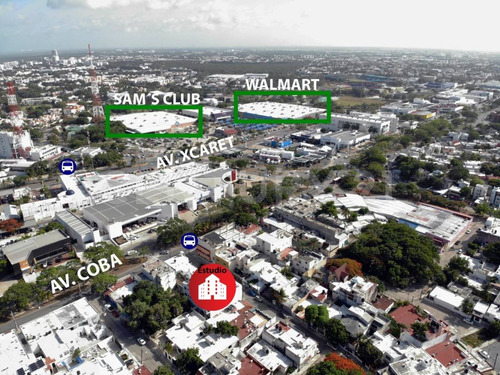 Estudio En Renta Anual, Av. Coba, Cancún C2501