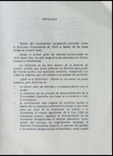 Imagen 2 de 3 de Manifiesto Liminar De La Reforma Universitaria De 1918 22373