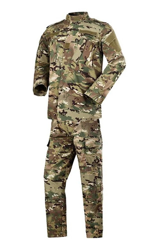 Conjunto De Abrigo Y Pantalón De Soldado Militar De Airsoft