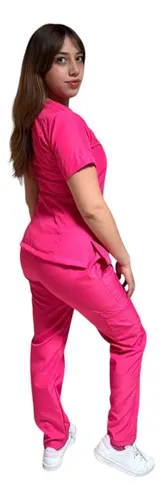 Uniforme Antifluido Scrub Médico Mujer + Obsequios Lavables