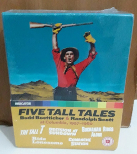 Five Tall Tales: Budd Boetticher At Columbia Box Set Blu Ray